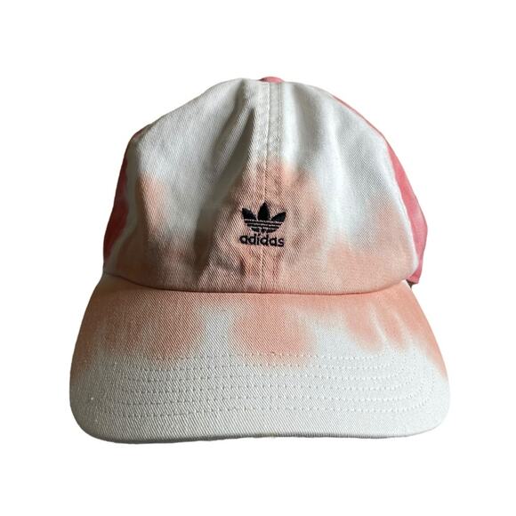 Adidas Originals Small Logo Adjustable‎ Cap Hat in Pink Wash Women’s One Size - Picture 11 of 11